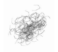Jiawu Reparación de Parachoques de Acero Inoxidable de 100 Pcs Pre Cortado 0.8 mm: Herramienta de Soldadura Fuerte y Duradera para Reparaciones de Plástico (0.8 mm en forma de V 100pcs)