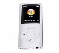Jiawu Reproductor de MP3, Bluetooth 5.3, Memoria de 32 GB, Reproductor de Música Portátil con Pantalla de 1,8 Pulgadas, Libro Electrónico, Reloj Despertador para Deportes, Niños, Al Aire Libre (Gris