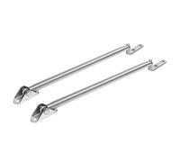 Jiawu Resorte de Soporte de Escotilla, 210 Mm, 11 Mm, Resorte de Soporte de Escotilla de Barco de Acero Inoxidable 304, de de con Horquilla, Placa de de Perno en U, Cable de Retención para Tapa de