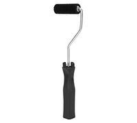 Jiawu Rodillo de Fibra de Vidrio, Herramienta Portátil para Rodillo de Bañera, de Burbujas Laminado de Resina de Cerdas para Reparación de Ventanas, Puertas y Mamparas, Aleación de Aluminio Duradera
