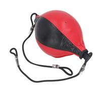 Jiawu Saco de Boxeo de Doble Extremo para Entrenamiento, Saco de Boxeo de Cuero PU Que Mejora los Reflejos, Pelota de Colgante de Velocidad Rápida con Cordón Ajustable