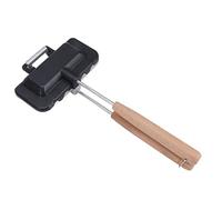 Jiawu Sartén para Sándwich de Doble Cara, Compatible con Estufa de Gas, Aleación de Aluminio, Sellado de Pan, Bandeja para Hornear con Bandeja Extraíble para Tostar Panqueques, Tortillas, Cocina