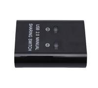 Jiawu Selector de Alta Velocidad del Interruptor Compartido USB 2.0 para que Dos Computadoras Compartan una Impresora Diseño ABS Conveniente