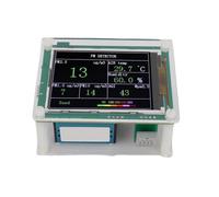 Jiawu Sensor de Calidad del Aire PM1.0 PM10.0 PM2.5, Probador de Ambiente Interior para el Hogar y la Oficina, Alimentado por USB, Pantalla TFT de 2,8 Pulgadas