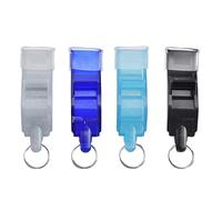 Jiawu Silbato de árbitro, Silbato de Delfín con Sonido Fuerte de Alta Frecuencia, de Competición de Plástico ABS con Cuerda Colgante Protección de Dientes para Entrenadores Deportivos Que Entrenan a