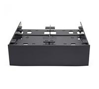 Jiawu Soporte de Montaje para PC HDD SSD de 2,5" y 3,5" a Bahía de Unidad de Disquete de ,25", Adaptador para Disco Duro de 6x2," o 2x2,"+1x3,", con Tornillos de Montaje y Deflector,