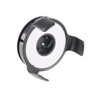 Jiawu Soporte de Pared para Altavoz, para Amazon Dot 3.ª Generación, ABS, | Soporte para altavoz inteligente con tornillos, cables ocultos, apto para cocina, dormitorio y baño, negro