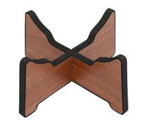Jiawu Soporte de Tambor Etéreo de Madera de Acacia Capa de Aislamiento Acústico de Silicona Soporte de Tambor Handpan Hermoso Grano Ligero para Presentaciones en el Escenario en el Hogar Tamaño