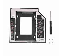 Jiawu Soporte para Disco Duro III de 2.5 Pulgadas, 9.5 Mm, 6 Gbps, | de disco duro interno, disipación de calor de aleación de aluminio, compatible con ThinkPad Acer HP DELL , conector de 13