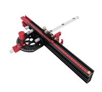 Jiawu Tabla con Transversal del de Aleación de Sierra de Aleación Extensible Construcción Finalización Guía de Sierra de Bucle de Bloque Bour Bour para Carpinteros Profesionales