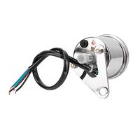 Jiawu Tacómetro de Motocicleta, Pantalla Digital LCD Impermeable, Monitoreo del Nivel de Aceite, Tacómetro LCD de 0-10000 RPM, Velocímetro de Motocicleta con Función de Odómetro para Universal de 12