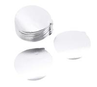 Jiawu Tapa de Aluminio de 200 Piezas Focas de Aluminio, Compatible con Cápsulas Reutilizables de la Máquina de café, Cápsulas de 60 Mm Cubas de café Sellas para Reemplazo