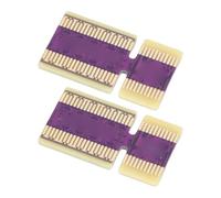 Jiawu Tarjeta Adaptadora PCI E 5.0 X4 Macho a Macho Transmisión de Datos Confiable de 64 Gbps para Entrenamiento de IA y Edición de Video 2 Unidades