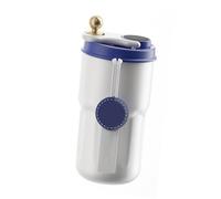 Jiawu Taza de café con Aislamiento Vaso de Viaje de Acero Inoxidable de 420 Ml, Taza Reutilizable a Prueba de Fugas para Bebidas Calientes y Heladas, Vaso con Aislamiento Portátil, Sabor Puro, Fácil