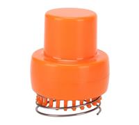 Jiawu Telar de Ganchillo de Alambre Ergonómico Naranja con Liberación Automática, Tejedor de Ganchillo de Alambre ABS Resistente y Seguro para Sombreros, Bufandas, Calcetines y Cubrepiernas,