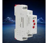 Jiawu Temporizador Estrella Arrancador Suave Control de Perilla Montaje | Retardo de inicio ajustable, ancho compacto de 18 mm, indicador de estado LED, amplio rango de voltaje, fácil configuración
