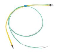 Jiawu Termistor de Resina Epoxi de 3 Núcleos, Sonda Impermeable, Sensor de Temperatura de Conducción Rápida, Interruptor Térmico para Control de Temperatura del Bloque de Rodamientos del Motor (140℃)