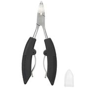 Jiawu Tijeras de Cutícula Profesionales para Uñas Encarnadas, Acero (BLACK)