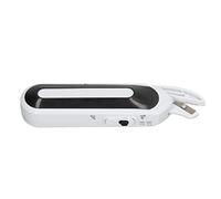 Jiawu Tijeras Eléctricas Inalámbricas Mini Portátiles, 2 Modos de Fuente de Alimentación, Tijeras de Hoja de Metal con Cubierta para Coser Tela Artesanal, Ergonómico ABS