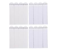 Jiawu Tiras para Colgar Cuadros, 10 Juegos (80 piezas) de Colgadores Adhesivos Grandes para Cuadros, Colgadores de Carteles para Paredes, sin Daños, sin Clavos, Recambio Adhesivo