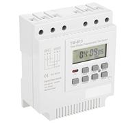 Jiawu TM-163 Interruptor de Temporizador de Potencia de Control Programable Semanal Inteligente Digital Trifásico de 380 V, relé de Tiempo de Salida Directa de Tres Cables de 16 A 4 KW con 17