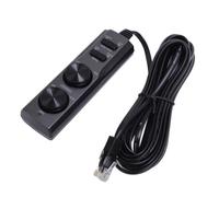 Jiawu TS WX130DA Regulación del Cable del Subwoofer Delgado de Automóvil, Material de ABS Duradero, Pantalla de Rendimiento Clara, Ajuste de Refuerzo de Entrada para Experiencias de Sonido Hechas a