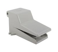 Jiawu Válvula Neumática de Pedal, Interruptor de Control de Flujo de Aire G1/4 de 5/2 Vías, Válvula de Control de Presión de Pie de Aleación de Aluminio de 2 Posiciones y 5 Puertos con Diseño