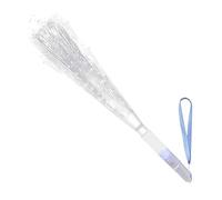 Jiawu Varitas de Fibra óptica LED, 120 Unidades, Varillas Intermitentes Blancas para Fiestas, Bodas, 3 Modos de Luz, Varita Luminosa Segura sin Radiación para Decoración de Cumpleaños