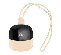 Jiawu Ventilador para Colgar en el Cuello USB, Ventilador Portátil de Mano para Collar, Recargable de 3 Velocidades, Portátil Ajustable para Viajar, Acampar, Actividades Al Aire Libre (WHITE)