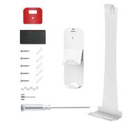 Jiawu Wall Mountain of The Universal Game Console para Slim Pro Original con Auriculares Controladores de Soporte para Habitaciones Limitadas (White)