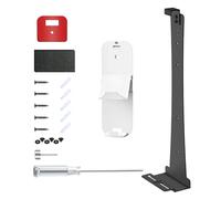 Jiawu Wall Mountain of The Universal Game Console para Slim Pro Original con Auriculares Controladores de Soporte para Habitaciones Limitadas (Black)