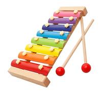 Jiawu Xilófono de 8 Notas, Juguete Educate de Extensión de, Juguete Arcoíris de 8 Notas que Promueve El Desarrollo Integral Duradero Para Niños