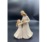 Jiayaus Regalos para mamá, regalo del Día de la Madre, Hija, figuras de regalo pintadas a mano, regalos, resina Apple Mujeres Estatuas Esculturas para Cumpleaños, Navidad, Decoración del Hogar