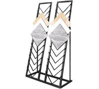 JIAYING Nivel 12/24 Piso de pie Azulejos Stand, Soporte de Azulejos de mármol para muestras de 30x30cm/11.8x11.8in(2 Sides)