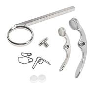 Jiayouy 1 juego de llave de agua para trompeta/válvula de escupida, anillo de dedo, piezas de repuesto para válvula de trompeta