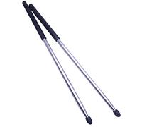 Jiayouy 1 par de baquetas de aleación de aluminio 5A, duraderas, antideslizantes, para estudiantes y adultos, accesorios de percusión para instrumentos musicales, puntas de goma
