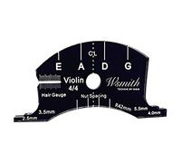 Jiayouy 1 unids 4/4 Violín Puentes Reparación Herramienta de Referencia Diapasón Rascador Haciendo Plantilla Negro