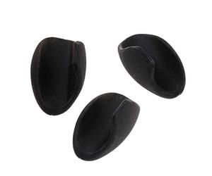 Jiayouy 3 almohadillas de silicona suave para flauta, instrumento de viento, color negro