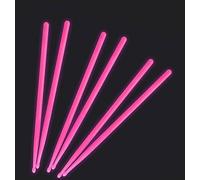 Jiayouy 3 pares de baquetas de nailon 5A para juego de tambores luminosos iluminados, brillan en la oscuridad luz nocturna palos de tambor para adultos y niños profesionales fluorescencia Puple