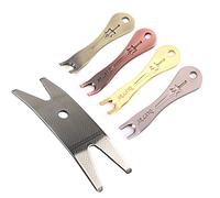 Jiayouy 4 extractores de pines de puente de guitarra acústica con 1 llave inglesa de acero inoxidable para extracción de herramientas Luthier