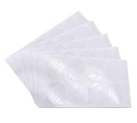 Jiayouy 40 parches para boquilla de saxofón alto/tenor para clarinete, almohadillas de goma adhesiva fuerte de 0,5 mm de grosor (transparente)