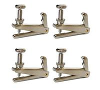 Jiayouy 4pcs 3/4-4/4 Violín fino sintonizadores de cuerda de metal sintonizador Violín Instrumentos Accesorios Plata