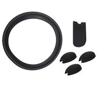 Jiayouy 5 soportes para pulgar + almohadillas elevadoras de llaves de palma + anillo protector de campana de silicona para saxofón soprano tenor alto, accesorios para saxofón soprano (tenor)