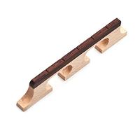 Jiayouy Banjo Bridge para 5 cuerdas Banjo Banjolele piezas de repuesto ébano y arce