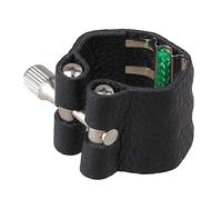 Jiayouy - Boquilla para clarinete de cuero artificial, color negro