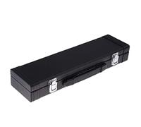 Jiayouy Funda rígida ligera para flauta, caja de flauta de 17 agujeros con pestillo de bloqueo e interior forrado de felpa para flautas, regalo de músico