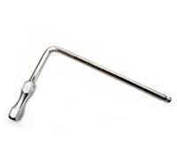 Jiayouy Herramienta de ajuste de barra de armadura de extremo de bola de 5 mm para ajuste de reparación de cuello de guitarras Martin (plata)