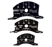 Jiayouy Herramienta de referencia para reparación de puentes de violín, 3 piezas, 3 piezas, 1/2, 3/4, 4/4, color negro