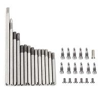 Jiayouy Juego de 14 rodillos para clarinete + 21 tornillos de repuesto para instrumentos de viento de madera para clarinete