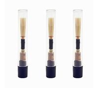 Jiayouy - Juego de 3 cañas de oboe (tamaño mediano, suave, con caja de plástico), color negro